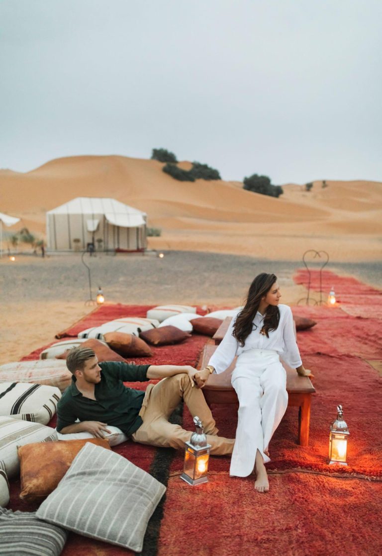 Luxury honeymoon suite featured in Morocco Honeymoon Packages