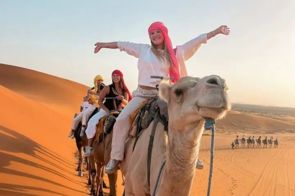 camel riding experience in Morocco